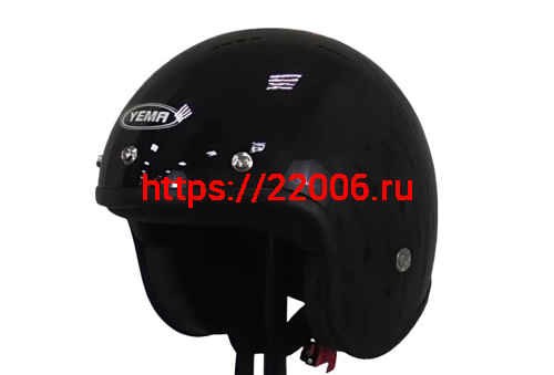 Шлем открытый YM-629 "YAMAPA", черный, размер L (типа "крутой пилот") Шлем открытый YM-629 "YAMAPA", черный, размер L (типа "крутой пилот")