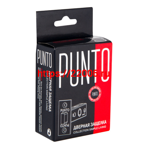 Защелка Punto (Пунто) врезная METL45-8 ( L45-8) CP хром фото 2 Защелка Punto (Пунто) врезная METL45-8 ( L45-8) CP хром фото 2