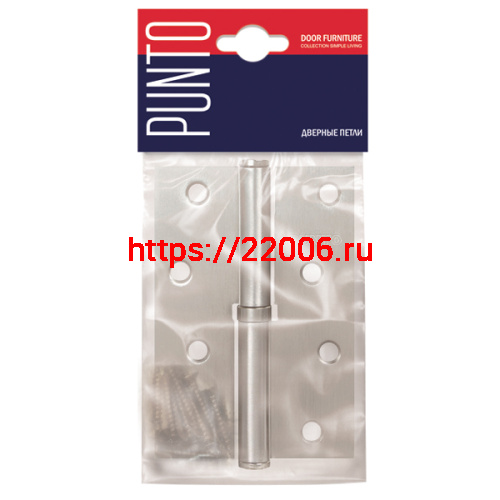 Петля Punto (Пунто) съемная IN4100SR-HD CP правая (113/HD-4) хром ПОДВЕС фото 2 Петля Punto (Пунто) съемная IN4100SR-HD CP правая (113/HD-4) хром ПОДВЕС фото 2