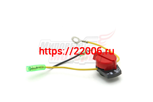 Выключатель двигателя 160F/168F/168F-2/173F/177F/182F/190F (С 2-МЯ РАЗЪЁМАМИ + МАССА) 27300 Выключатель двигателя 160F/168F/168F-2/173F/177F/182F/190F (С 2-МЯ РАЗЪЁМАМИ + МАССА) 27300