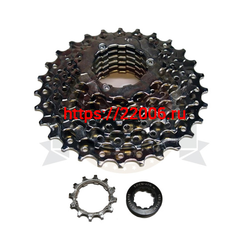 Кассета на 7 скоростей: 12-28Т, сталь, хром CS 7 Кассета на 7 скоростей: 12-28Т, сталь, хром CS 7