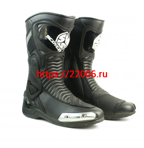 Мотоботы Scoyco MR001 черные 45 Мотоботы Scoyco MR001 черные 45