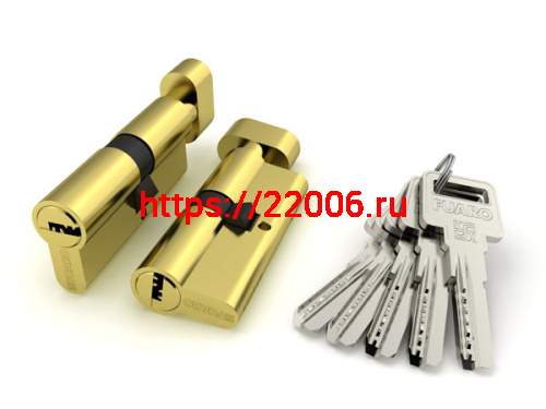 Цилиндровый механизм Fuaro (Фуаро) с вертушкой R602/60 mm (25+10+25) PB латунь 5 кл. Цилиндровый механизм Fuaro (Фуаро) с вертушкой R602/60 mm (25+10+25) PB латунь 5 кл.