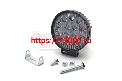 Фара светодиодная 42W 14 диодов SMD, 55мм круг. мет. корпус, дальний свет (Spot) Фара светодиодная 42W 14 диодов SMD, 55мм круг. мет. корпус, дальний свет (Spot)