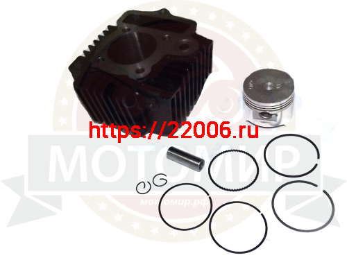 Цилиндр в сборе "Альфа, Zodiak70" 47 мм (цилиндр+поршень+палец+кольца) фото 2 Цилиндр в сборе "Альфа, Zodiak70" 47 мм (цилиндр+поршень+палец+кольца) фото 2