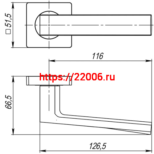 Ручка Ajax (Аякс) раздельная K.JK51.ERGO (ERGO JK) CP-8 хром фото 2 Ручка Ajax (Аякс) раздельная K.JK51.ERGO (ERGO JK) CP-8 хром фото 2