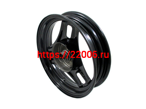Диск колеса 10" Suzuki AD-50 передний, штампованный, барабанный тормоз Диск колеса 10" Suzuki AD-50 передний, штампованный, барабанный тормоз