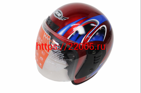 Шлем CONCORD XZH03 красный "XL(61-62)" (открытый) Шлем CONCORD XZH03 красный "XL(61-62)" (открытый)