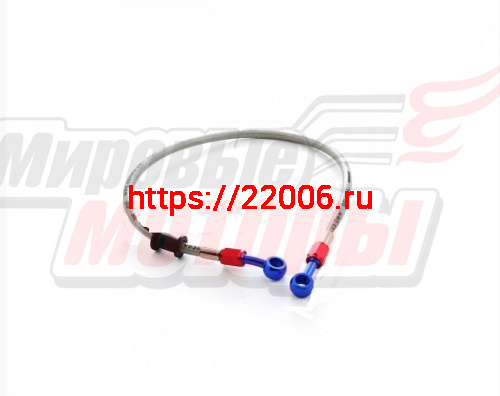 Шланг тормозной армированный L-500 mm M10/прямой - M10/15°