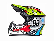 Мотошлем VIRTUE MD-911 Детский Кросс черно-серый с рисунком (S)