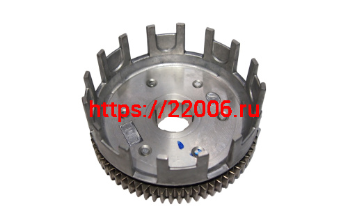 Барабан сцепления CB250 см3 Zongshen ZS 172FMM-5 голый (8 паз+8 полупаз) 6 болт 6 диск. (100081728)