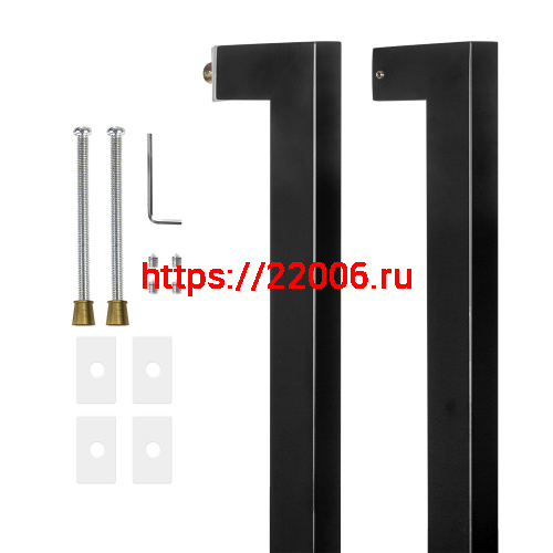 Ручка-скоба Fuaro (Фуаро) PULL.PH38/600.26 INOX 304 (PH-26-38/600-INOX) BLACK фото 2 Ручка-скоба Fuaro (Фуаро) PULL.PH38/600.26 INOX 304 (PH-26-38/600-INOX) BLACK фото 2