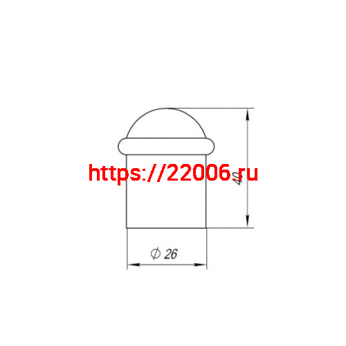 Упор Punto (Пунто) дверной напольный DFIX/F40 (DS PF-40) SN-3 мат.никель фото 4 Упор Punto (Пунто) дверной напольный DFIX/F40 (DS PF-40) SN-3 мат.никель фото 4