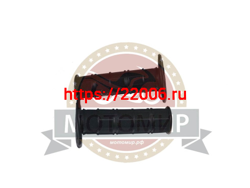 Ручка руля правая (газа) BSE PH10-125 + руля левая (резинка) (компл.)