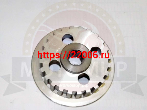 Барабан сцепления внутренний CG/CB125-150 Хантер (125/150см3) 4 отв. голый