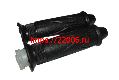 Ручка руля правая (газа) SPARK в сборе (с резинкой) + ручка левая (резиновая) (090/091) Ручка руля правая (газа) SPARK в сборе (с резинкой) + ручка левая (резиновая) (090/091)