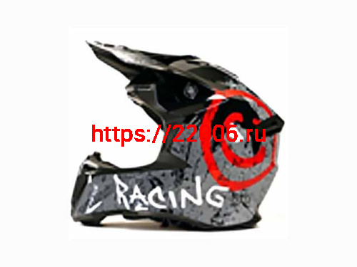 Мотошлем VIRTUE MD-902 Кросс черный матовый с серым граффити (L) Мотошлем VIRTUE MD-902 Кросс черный матовый с серым граффити (L)