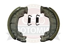 Колодки тормозные барабан. 110х25 мм  SLASH, Альфа, Нитро, CG125 (GY6-60/150) (НАБОР)