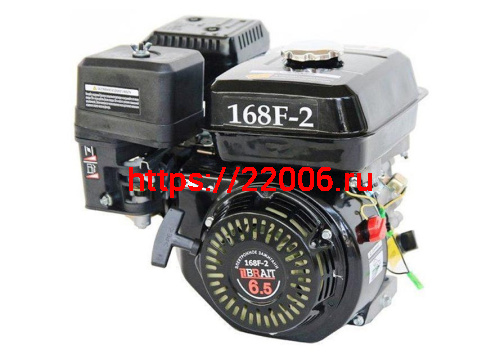 Двигатель 6,5 л.с. 168F-2 BRAIT (вал 20 мм, для мотоблока) Двигатель 6,5 л.с. 168F-2 BRAIT (вал 20 мм, для мотоблока)