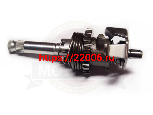 Вал кикстартера в сборе CB250 см3 Zongshen ZS 172FMM (100201863) фото 3 Вал кикстартера в сборе CB250 см3 Zongshen ZS 172FMM (100201863) фото 3