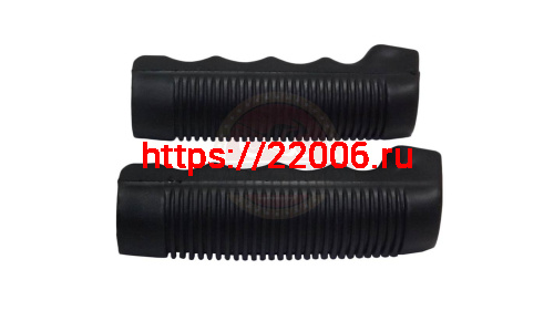 Грипсы для велосипеда 105мм, для мотоблока, резина, черные (EHG-16) фото 2