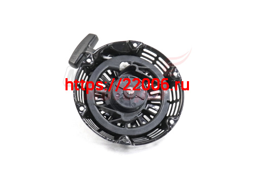 Стартер двигателя HONDA GX120, GX160, GX200, 168F (3-4,5кВт) (диаметр 175мм, кругл. металл. зацепы)