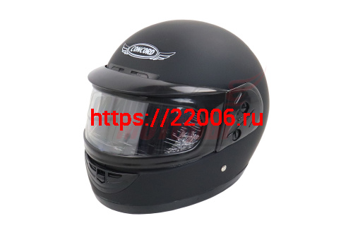 Шлем CONCORD XZF01 чёрный МАТОВЫЙ одноцветный "S,M,L,XL,XXL" (интеграл) Шлем CONCORD XZF01 чёрный МАТОВЫЙ одноцветный "S,M,L,XL,XXL" (интеграл)