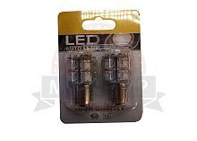 Лампа светодиодная (LED) 12V  T15  (ВА15S) 13SMD 1.3Вт 1156 Super-Flux  белая
