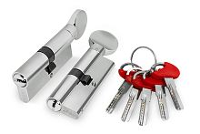 Цилиндровый Fuaro (Фуаро) механизм (D-PRO502/80) D-PRO5002Knob80(40+10+30) CP хром 5Key