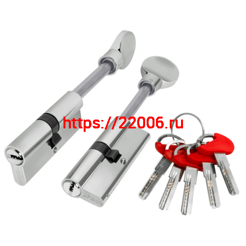 Цилиндровый Fuaro (Фуаро) механизм (D-PRO507/80) D-PRO5007Tang80(45+10+25) CP хром 5Key со штоком Цилиндровый Fuaro (Фуаро) механизм (D-PRO507/80) D-PRO5007Tang80(45+10+25) CP хром 5Key со штоком