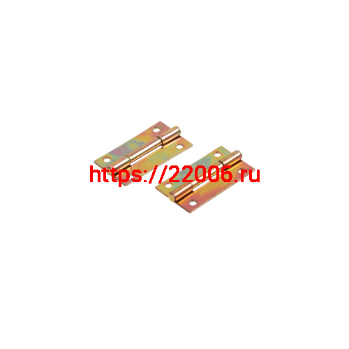 Петля Ajax (Аякс) карточная универсальная LM/IN22x35x1U YZN желтый цинк (2 шт) фото 4 Петля Ajax (Аякс) карточная универсальная LM/IN22x35x1U YZN желтый цинк (2 шт) фото 4