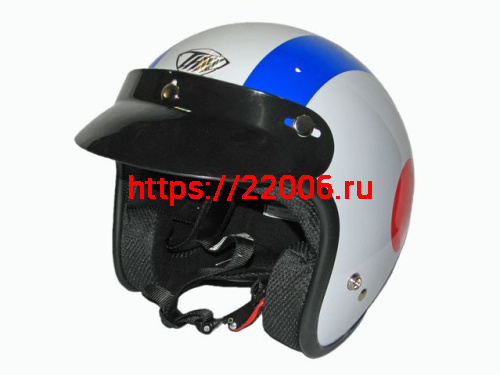 Мотошлем THH T-380 №6 matte skull (L) Мотошлем THH T-380 №6 matte skull (L)