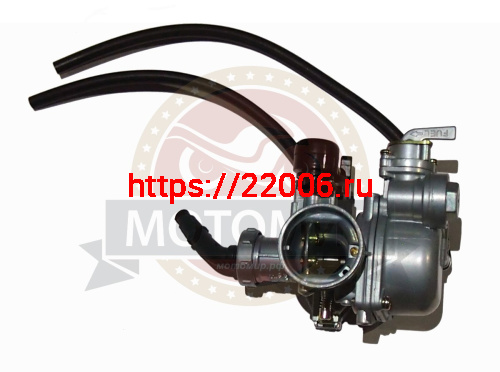 Карбюратор PZ25 с бензокраном, ручной подсос справа Карбюратор PZ25 с бензокраном, ручной подсос справа