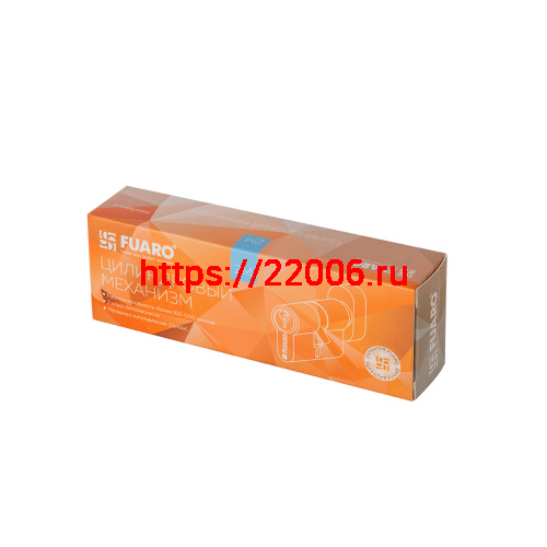 Цилиндровый Fuaro (Фуаро) механизм 1000ZM Knob70(30+10+30) SSG сатинированное золото, 5Key с вертушкой фото 2