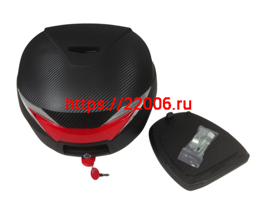 Кофр задний пластик JX А-13, 30 л., черный Кофр задний пластик JX А-13, 30 л., черный