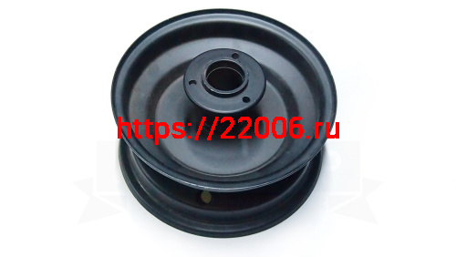 Диск SCOUT для ATV  6",  6"х 2,5" (3х42) ЦО27мм од торм.диск, высота 170 мм, черный, штамп (НАБОР) фото 2