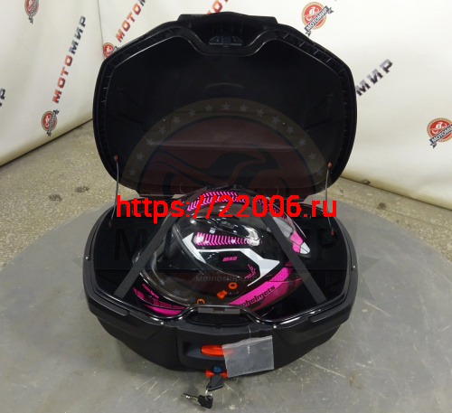 Кофр багажный мото задний CIGNA E-67 48л черный фото 2 Кофр багажный мото задний CIGNA E-67 48л черный фото 2