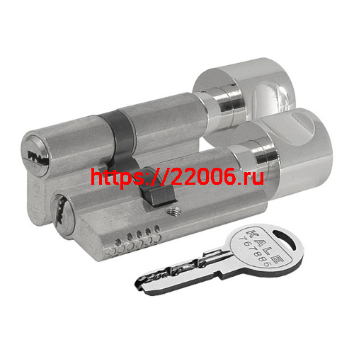 Цилиндровый механизм Kale kilit (Кале килит) с вертушкой 164 OBS SCE/120 (55+10+55) mm никель 5 кл. фото 4 Цилиндровый механизм Kale kilit (Кале килит) с вертушкой 164 OBS SCE/120 (55+10+55) mm никель 5 кл. фото 4