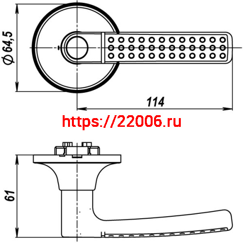 Ручка Punto (Пунто) защелка DK626 AB-ET (6026 AB-E) (кл./фик.) бронза фото 3 Ручка Punto (Пунто) защелка DK626 AB-ET (6026 AB-E) (кл./фик.) бронза фото 3