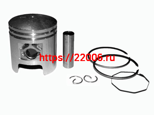 Поршень в сборе SEE Suzuki ТВ60 d-43mm +0.50 Поршень в сборе SEE Suzuki ТВ60 d-43mm +0.50