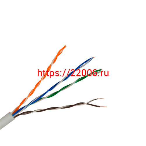 Кабель U/UTP Cat 5е PVC 4х2х0,52 Кабель U/UTP Cat 5е PVC 4х2х0,52