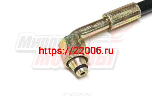 Шланг подъема кабины двухколенный L=3500 HOWO (WG1642440072) фото 2 Шланг подъема кабины двухколенный L=3500 HOWO (WG1642440072) фото 2