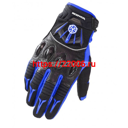 Перчатки Scoyco MX40 (ХL) синие Перчатки Scoyco MX40 (ХL) синие