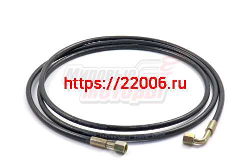 Шланг подъема кабины L=2600 одноколенный HOWO (WG9719821005) Шланг подъема кабины L=2600 одноколенный HOWO (WG9719821005)