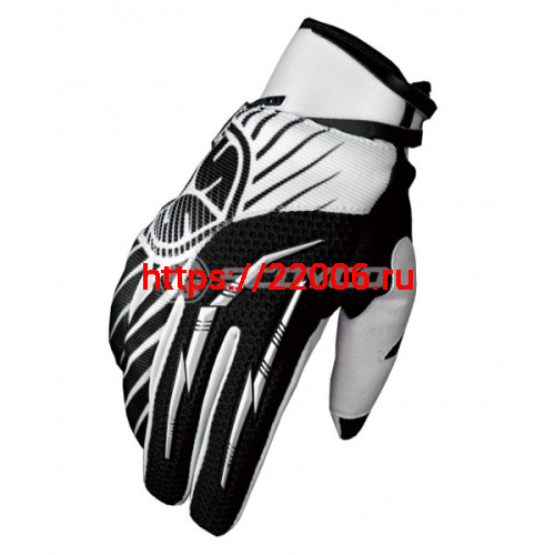 Перчатки Scoyco MX48 (M) бело-черные Перчатки Scoyco MX48 (M) бело-черные