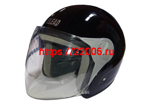 Шлем открытый "Safelead" HF-212 NEW DEEP BLUE, бургунди, черный, размер S Шлем открытый "Safelead" HF-212 NEW DEEP BLUE, бургунди, черный, размер S