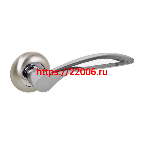 Ручка Fuaro (Фуаро) раздельная LM/Z R.TL54.VIOLA SN/CP-3 матовый никель/хром Ручка Fuaro (Фуаро) раздельная LM/Z R.TL54.VIOLA SN/CP-3 матовый никель/хром