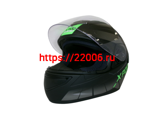 Шлем TVS RACING (Индия) XPOD DULL BLACK NEON GREEN размер XL фото 6 Шлем TVS RACING (Индия) XPOD DULL BLACK NEON GREEN размер XL фото 6