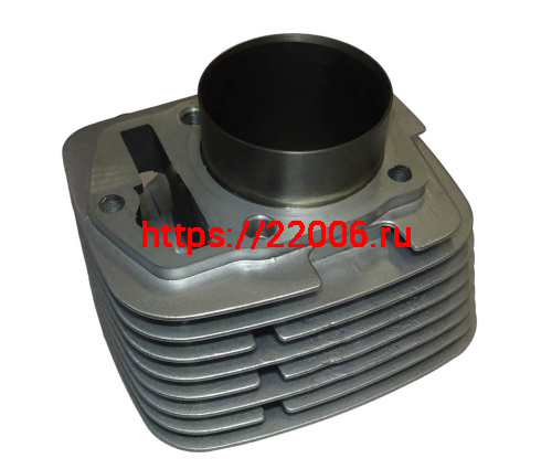 Цилиндр в сборе с поршнем 166FMM 65,5 мм (H107мм, h81мм, палец 15мм) узк. кольца фото 4