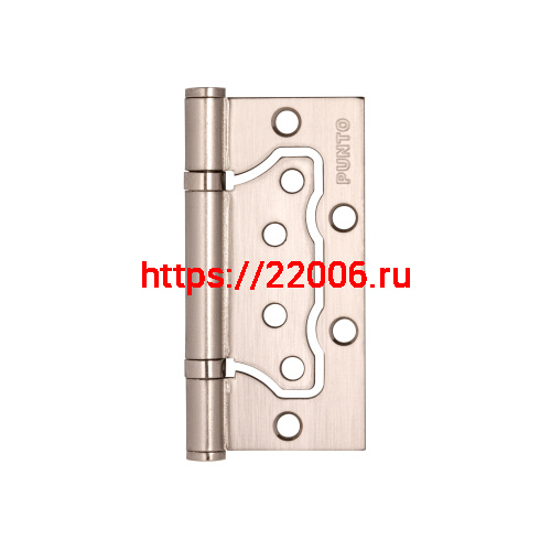 Петля Punto (Пунто) универсальная без врезки IN4200W/IND SN (тех.упаковка) мат.никель